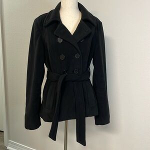 Old Navy Medium Black Pea Coat